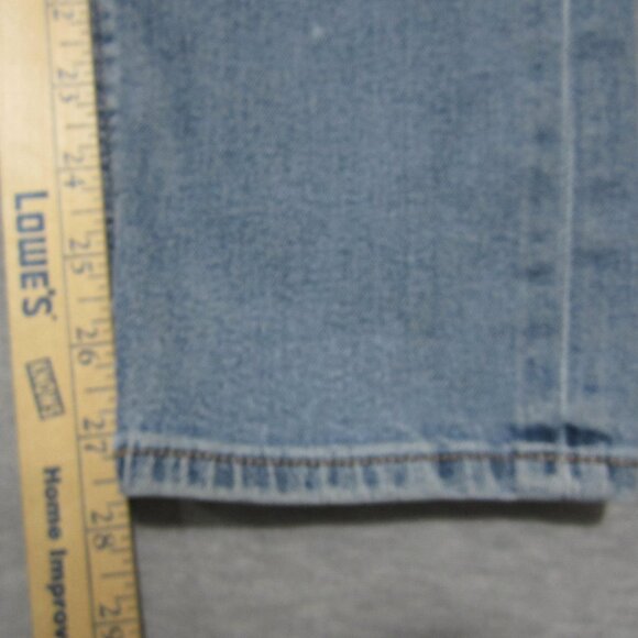American Eagle Mom Jeans Women's Size 4R ( 26x27) Blue Mid-Rise Denim Stretch - Picture 13 of 16